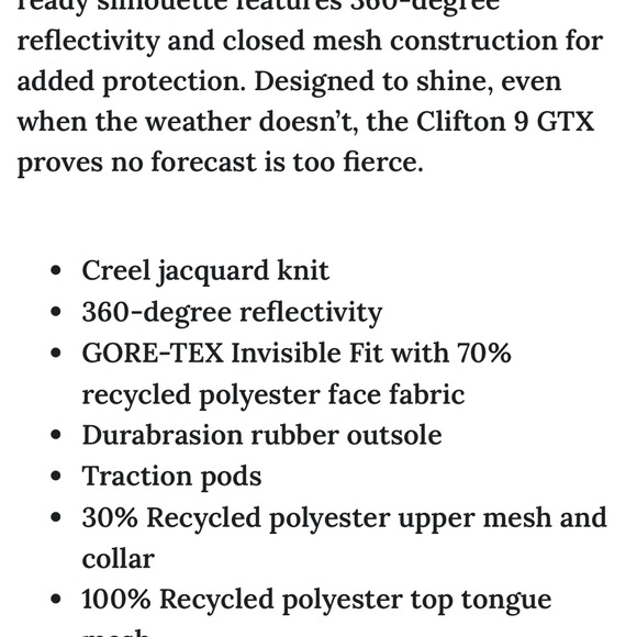 Hoka Clifton 9 GTX - Picture 8 of 9